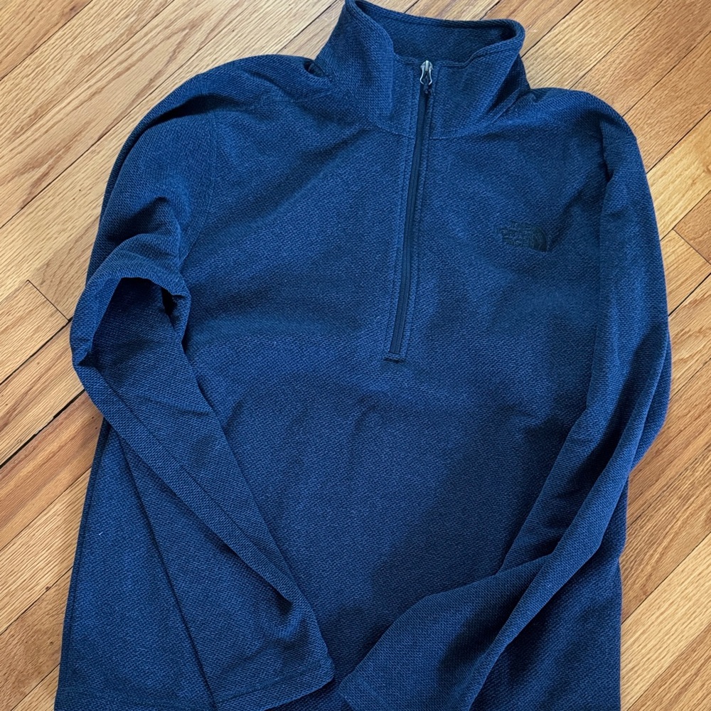 North Face Dark Navy Quarter-Zip Pullover